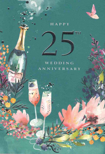 Picture of 25TH WEDDING ANNIVERSARY CARD